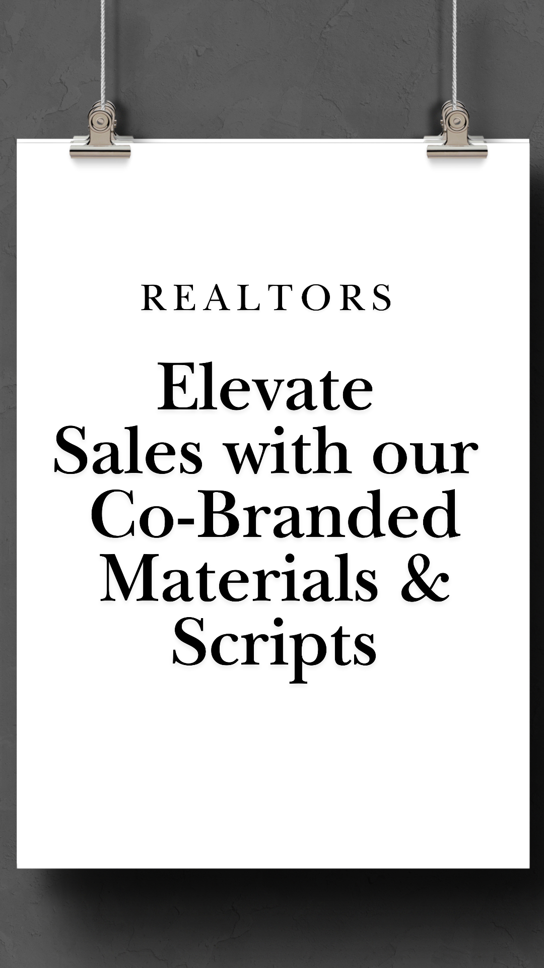 Elevate Sales with Co-Branded Materials & Scripts